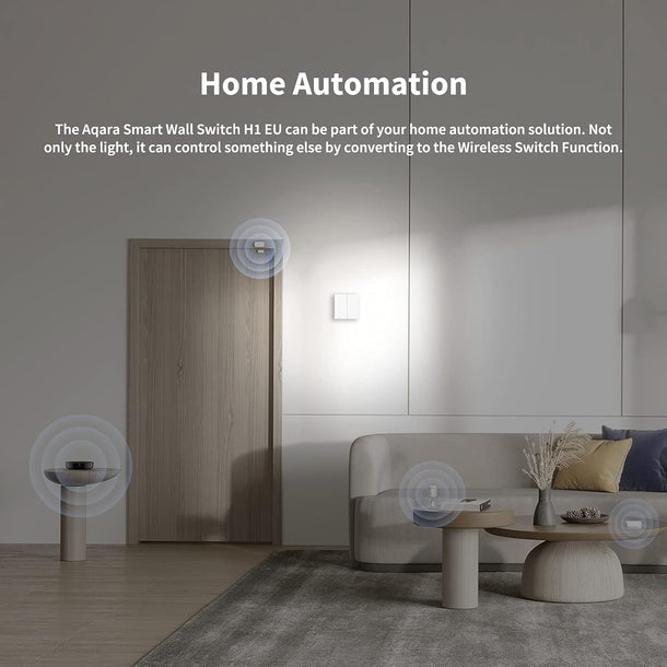Aqara Wireless Remote Switch Double Rocker, Wireless Wall Switch Aqara Wireless Remote Switch Double Rocker, Wireless Wall Switch